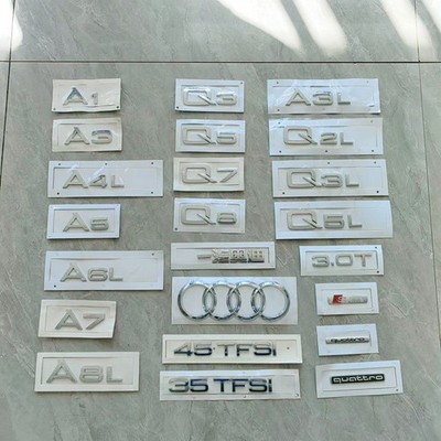 für Ring A3/A6L/A4L/A8L/Q3/Q5/Q7 hinteren Buchstaben Standard 
