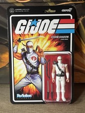 Super7 ReAction Figures G.I. Joe Storm Shadow Cobra Ninja Boxed w Sword