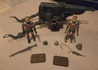 GI Joe Grand Slam Flash & H.A.L. 1982 ARAH VTG Straight Arm Lot Figure Stands