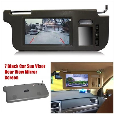 7'' Car LCD Rear View Mirror Screen Monitor DVD/VCD/GPS/TV Sun Visor Left/Right