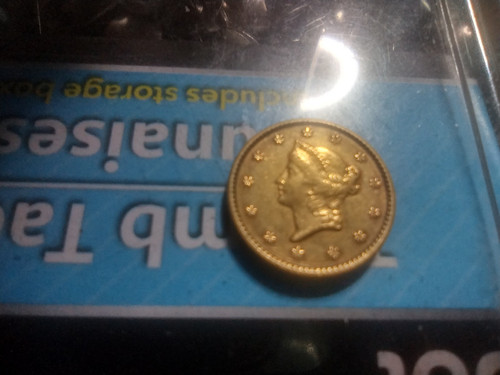 1851 1 Dollar Goldmünze Typ 1 in erstaunlicher Form