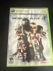 Dead Or Alive 4 Xbox 360 CIB Complete With Manual Tested