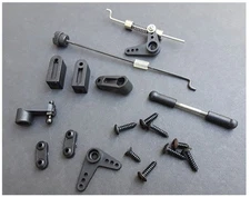 Vintage RC Car Duratrax Street Force GP GP2 Throttle Brake Linkage Mounts NewMix