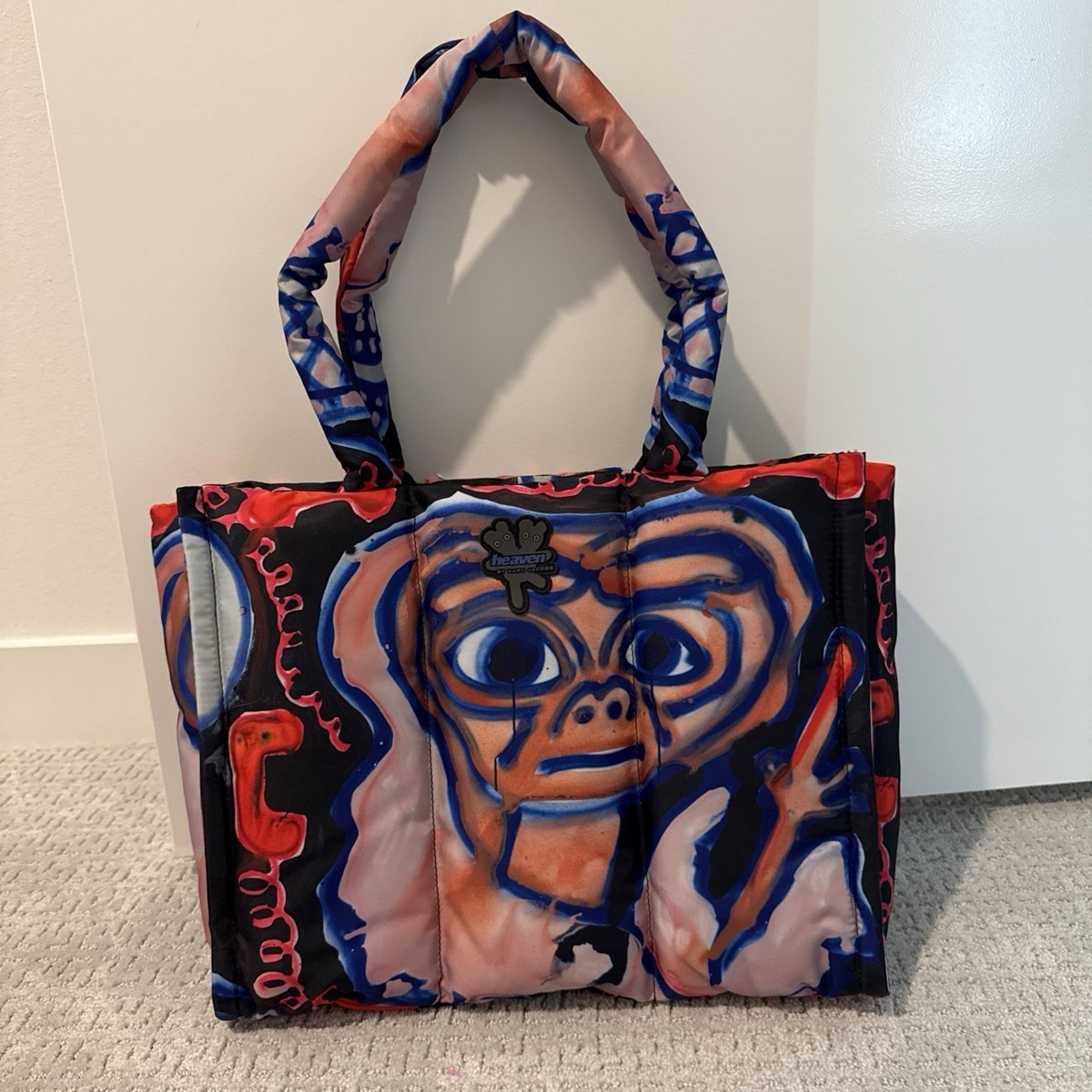 Marc Jacobs Heaven E.T. Phone Home Quilted Tote Bag | eBay