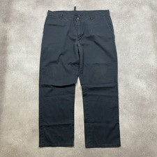 Dickies Carpenter Trousers Men's 36" Vintage Workwear Regular Fit Pants, Black