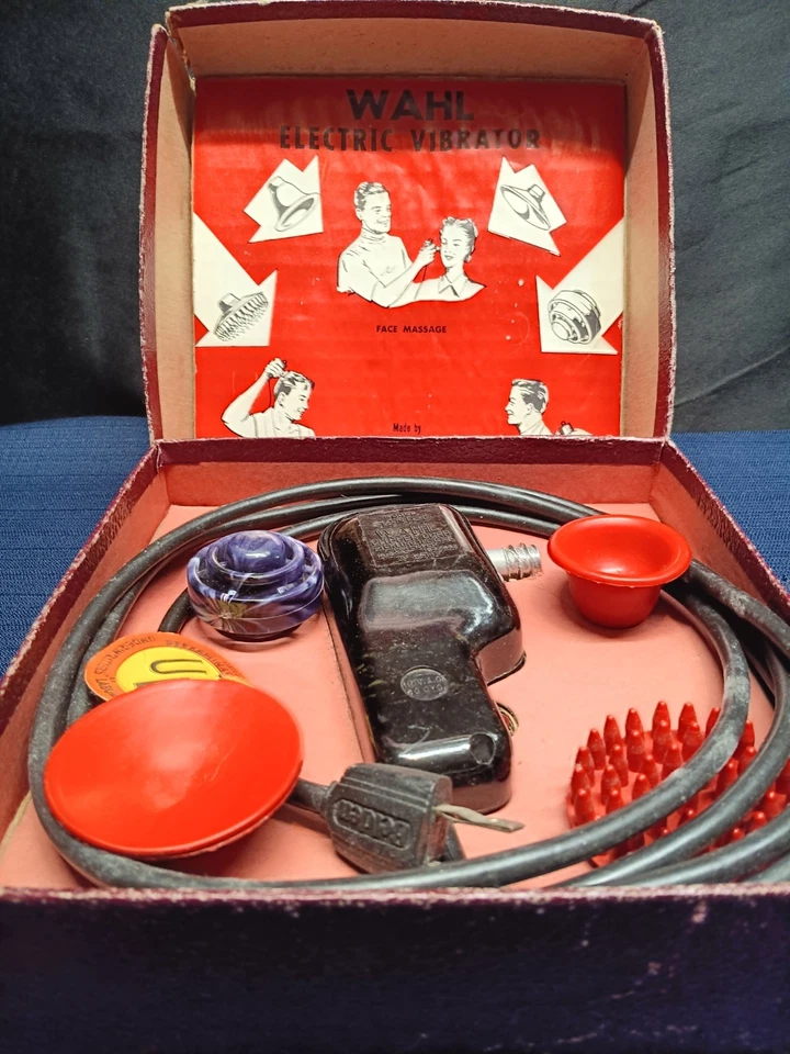 1951 VTG WAHL Vintage Model Hand-E Electric Massage Vibrator Original Box Works! - Image 2 of 4