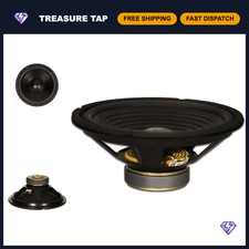 10" Replacement Woofer Speaker 220W 8 Ohm, High-Quality Sound, Black Speaker