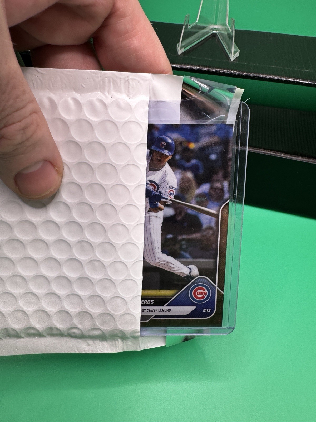 Topps Now! 2025 #703 1/1 SuperFractor - Moises Ballesteros - Chicago Cubs - RC view 8
