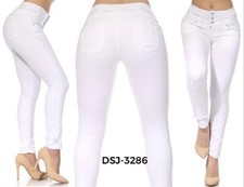 Size "9" DJ-3286 Colombian Design Push Up Levanta Cola High Waist Jeans.