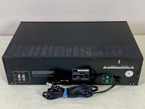 Kenwood KX-77CW Dual Auto Reverse Cassette Deck, Dolby B/C, Reconditioned - Afbeelding 12 van 12