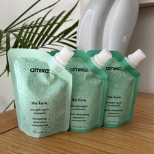 Amika The Kure Strength Repair x1 Shampoo & x2 Conditioner - 60ml - NEW