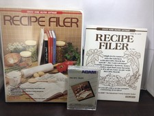 Recipe Filer (ColecoVision, 1984) Coleco ADAM Home Helpers Software image
