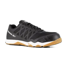 Reebok  Men's Speed TR Athletic Work Shoe Composite Toe Slip Resistant Black/Gum