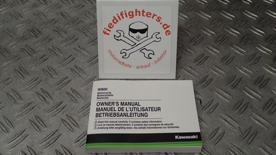 Buch Bedienungsanleitung Fahrerhandbuch Kawasaki W 800EJ800B Ez.21 99976-0148