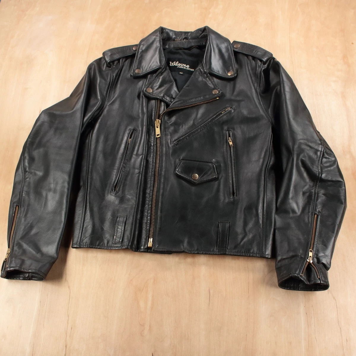 Motorcycle Jacket Coats, Jackets & Vests for Men with Vintage for