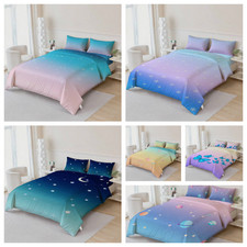 3D Space Planet Star Colorful Quilt Cover Duvet Cover Comforter set