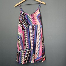 Express Trapeze Cut Colorful Pattern Dress Women's Size Small