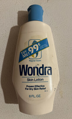 Vintage 1980 Unopened Bottle Wondra Skin Lotion Discontinued Procter & Gamble 