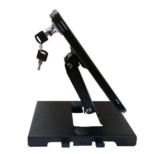 Abschließbare Tisch und Wandhalterung für iPad Air 1 2 Pro 9, 7 Zoll in Schwarz - Bild 8 von 8