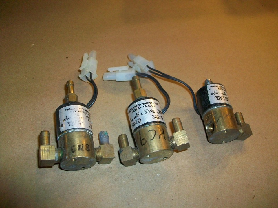 3PC Precision Dynamics Inc Solenoid Valve A3314-S8 USED | eBay