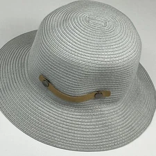 Sun N Sand Cloche Wide Brim Sun Hat UPF 50+ Protection One Size Adjustable Gray