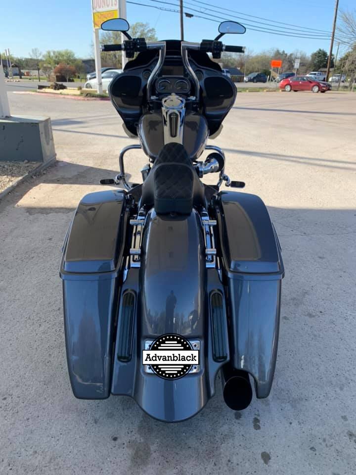 Charcoal Pearl 2 into1 Dominator Extended Stretched Rear Fender