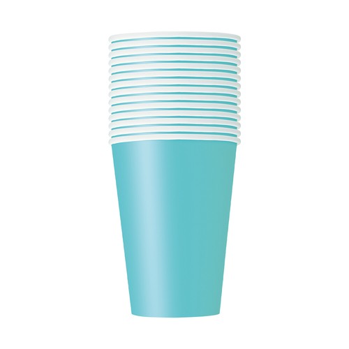 9oz / 12oz Solid Colour Paper Cups for Hot Drinks & Water Disposable Party Cups - Picture 40 of 44