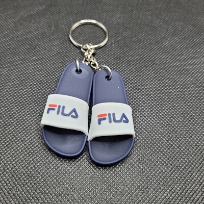 FILA Slide Sandels 3D Keychain - Shoe Novelty Gift