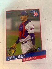 Jose Lobaton Card 2021 Iowa Cubs Team Card