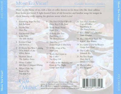 VARIOUS ARTISTS - MORE TEA VICAR?: GENTLE TEATIME CLASSICS NEW CD