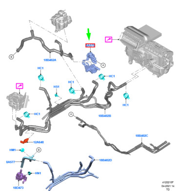 FORD KUGA MK3 Heater Valve Assy 2602679 NEW GENUINE | eBay 