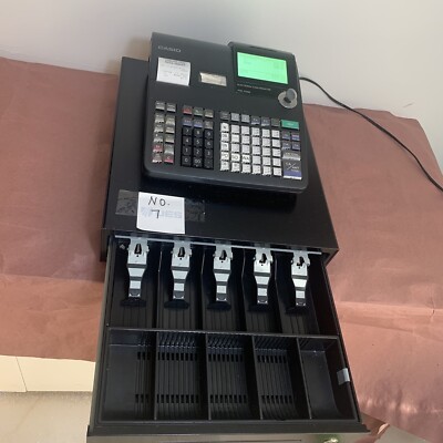 Casio PCR-T2300 Electronic Thermal Printer Cash Register w/ Drawer