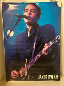 ROLLED VTG PYRAMID JAKOB DYLAN FOLK ROCK WALLFLOWERS BAND MUSIC POSTER