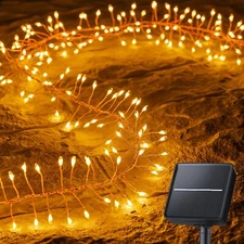 Minetom Solar Lights Outdoor, 19.6Ft 240 LED Solar String Lights for Outside,...