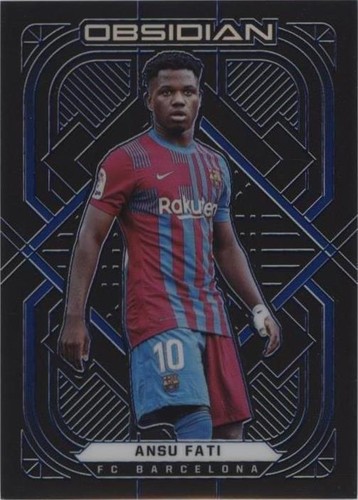 2022-23 Panini Obsidian FIFA Spain Dual Patch Ansu Fati Autograph