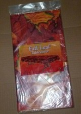 NEW BEISTLE AUTUMN FALL LEAF Tablecloth Tablecover 54" X 108" inches NEW NWT