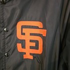 Vintage San Francisco 49ers Black XL Lined Windbreaker ~ Team Issued. Snap Front — photo 2