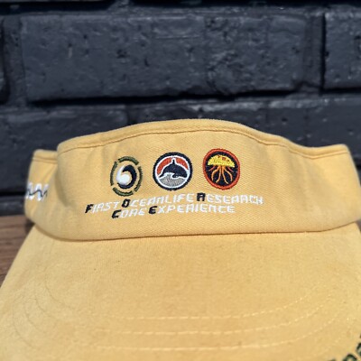Casquette Visière Seaworld Jaune - Taille Unique Réglable - Homme