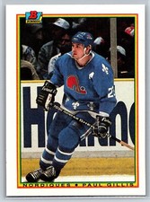 1990-91 Bowman Paul Gillis Quebec Nordiques #165