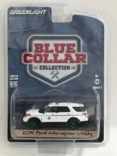 Greenlight Ford Utility Interceptor Postal Police 2014 1:64 35060D