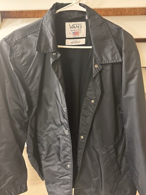 Vans X Our Legacy Coaches Jacket Black Mens Size Medium Made In USA NWT WTAPS