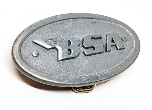 Hebilla de cinturón BSA logotipo de motocicleta Boy Nos Vintage Scouts plata Jamboree Max Scou - Imagen 9 de 12