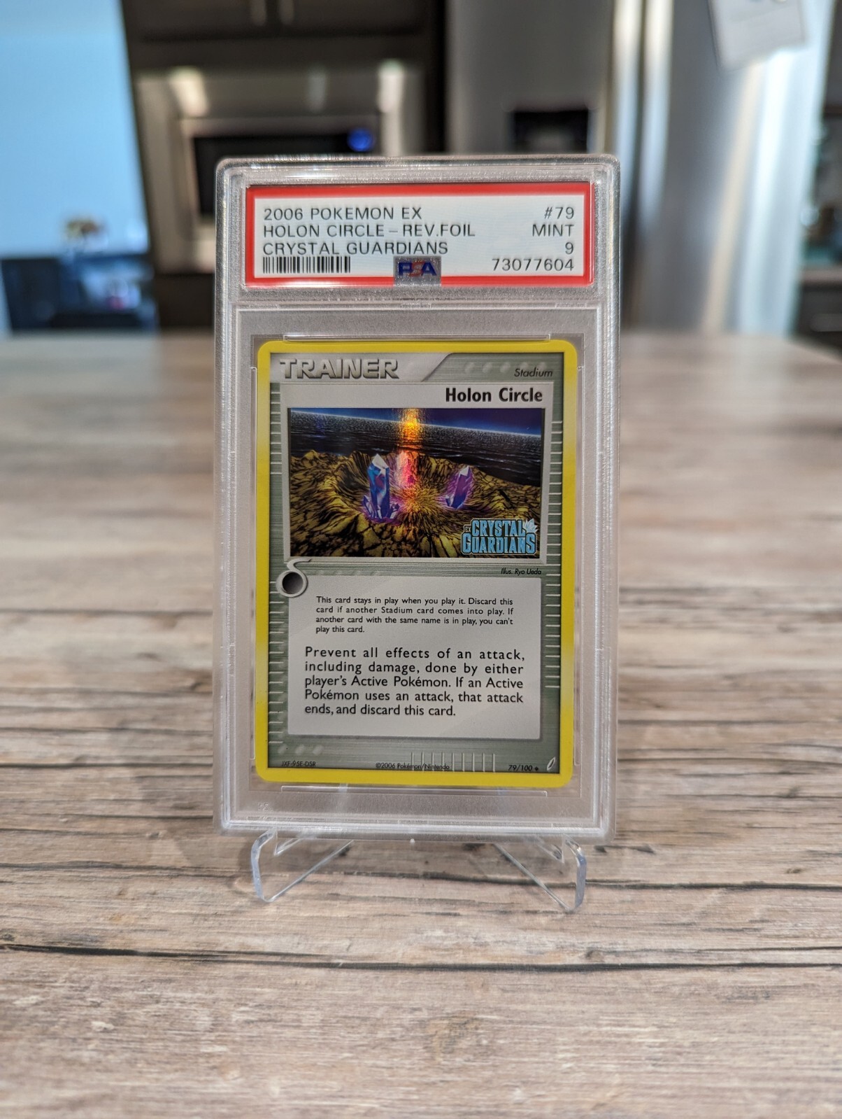 Pokemon EX Crystal Guardians reverse Holo foil # 79 Holon Circle PSA 9 Card MINT