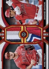 [DIGITAL] Topps Bunt - Trout Ohtani - Tribute 23 S1 Red Dual Relic