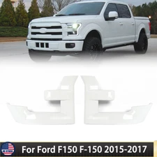 Oxford White Headlight Bezel Trim Molding Grille For Ford F150 2015 2016 2017