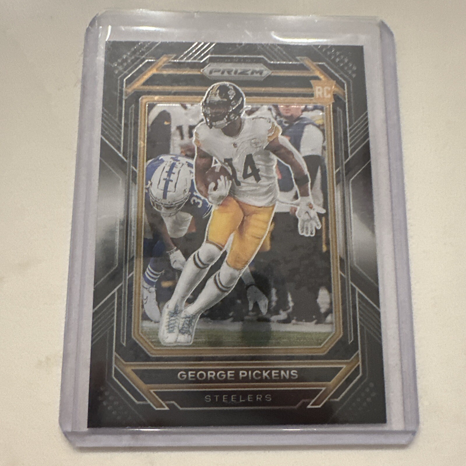 2022 Panini Chronicles - Prizm Black Silver #PB-20 George Pickens (RC)