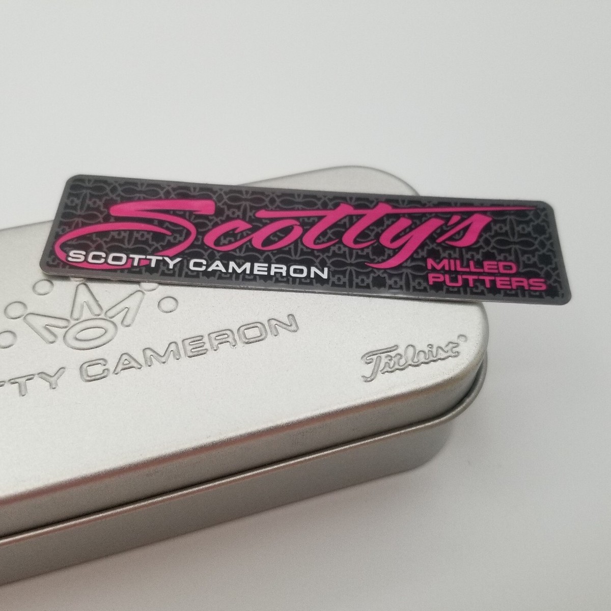 SCOTTY CAMERON PINK SHAFT BAND STICKER / DECAL | eBay