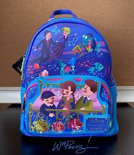 2021 LOUNGEFLY Backpack Underwater Fish Bedknobs Broomsticks Angela Lansbury NWT