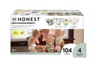 The Honest Company Clean Conscious Disposable Diapers Size 4, 104ct, New