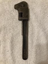 Vintage AUTO 11" Adjustable Pipe Monkey Wrench, Made In USA, 11 Auto.